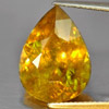 Multi Color Sphene  11.72 Ct. Pear Shape 17.4 X 13 Mm. Natural Gemstone Unheated
