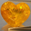 Multi Color Sphene Red Spark 35.99 ct. Heart 20.4 x 20.1 Mm. Natural Gemstone
