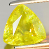 Green Sphene 2.17 Ct. Trilliant 8.3 x 8.3 x 4.6 Mm. Natural Gemstone Unheated