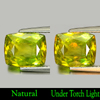 Multi Color Titanium Sphene Red Spark 3.16 Ct. Cushion 9.5 x 8 Mm. Natural Gem