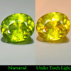 Multi Color Sphene 5.75 Ct. Oval Shape 13.1 x 10.6 Mm. Natural Gemstone Unheated