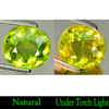 Intense Green Titanium Sphene Rainbow Spark 2.54 Ct. Oval 8.6 x 7.6 Mm. Natural