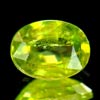 0.86 Ct Natural Intense Green Titanium Sphene Red Spark