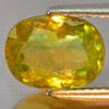 2.54 Ct Natural Intense Green Titanium Sphene Red Spark