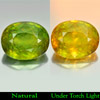 Intense Green Titanium Sphene Red Spark 25.50 Ct. Oval Shape Natural Gemstone Intense Green Titanium Sphene Red Spark 25.50 Ct. Oval Shape Natural Gemstone