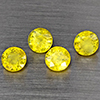2.22 Ct. 4 Pcs. Natural Multi Color Titanium Sphene