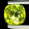 Unheated 0.84 Ct. Natural Intense Green Titanium Sphene Red Spark