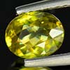 0.78 Ct Natural Intense Green Titanium Sphene Red Spark