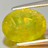 4.85 Ct Natural Intense Green Titanium Sphene Red Spark