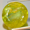 Multi Color Sphene 6.67 Ct. Round Shape Size 12.1 Mm. Natural Gemstone Unheated