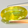 Intense Green Sphene 6.40 Ct. Oval 15.7 x 8.2 Mm. Natural Gemstone Unheated