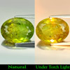 9.53 Ct Natural Intense Green Titanium Sphene Red Spark