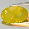 Green Sphene 4.95 Ct. Oval Shape 13.7 x 8.7 Mm. Natural Gemstone Unheated