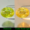 Unheated 1.13 Ct. Natural Gemstone Intense Green Titanium Sphene Red Spark Unheated 1.13 Ct. Natural Gemstone Intense Green Titanium Sphene Red Spark