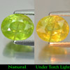 1.96 Ct. Oval Natural Green Sphene With Rainbow Spark Madagascar 1.96 Ct. Oval Natural Green Sphene With Rainbow Spark Madagascar