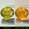 Sphene Multi Color Titanium Red Spark 2.53 Ct. Oval Shape Natural Gem Unheated