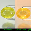 Natural Sphene 1.19 Ct. Multi Color Titanium Red Spark Oval Shape Unheated