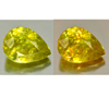 Multi Color Sphene 2.10 Ct. Pear Shape 8.7 x 6.4 Mm. Natural Gemstone Unheated