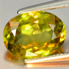 Multi Color Sphene 2.61 Ct. Oval 9.9 x 7.3 x 4.2 Mm. Natural Unheated Unheated