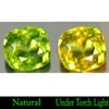 Green Sphene 2.39 Ct. Cushion 8.3 x 7.7 Mm. Natural Unheated Gemstone Madagascar