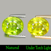 Yellowish Green Sphene 2.68 Ct. Oval 8.5 x 7.2 Mm. Natural Gemstone Unheated