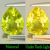 Multi Color Titanium Sphene With Rainbow Spark 2.13 Ct. Pear Shape Natural Gem