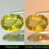 Multi Color Titanium Sphene With Rainbow Spark 2.04 Ct. Oval Natural Unheated