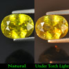 Multi Color Sphene 4.09 Ct. Oval Shape 10.2 x 7.8 Mm. Natural Gemstone Unheated