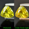 0.70 Ct. Trilliant Natural Multi Color Titanium Sphene With  Rainbow Spark