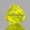 0.93 Ct. Natural Gem Intense Yellowish GreenTitanium Sphene With Rainbow Spark