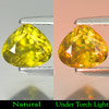 Multi Color Sphene 1.11 Ct. Pear Shape 7.1 x 6.3 Mm. Natural Gemstone Unheated Multi Color Sphene 1.11 Ct. Pear Shape 7.1 x 6.3 Mm. Natural Gemstone Unheated