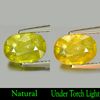 1.81 Ct. Oval Shape Natural Greenish Yellow Titanium Sphene With Rainbow Spark 1.81 Ct. Oval Shape Natural Greenish Yellow Titanium Sphene With Rainbow Spark