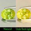 Charming Gem 1.61 Ct. Natural Yellowish Green Titanium Sphene Rainbow Spark Charming Gem 1.61 Ct. Natural Yellowish Green Titanium Sphene Rainbow Spark