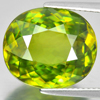 Multi Color Sphene 8.86 Ct. VVS Oval 15.2 x 13.1 Mm. Natural Unheated Gemstone