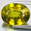 Multi Color Sphene 6.76 Ct. VVS Oval 12.6 x 9.5 Mm. Natural Gemstone Unheated