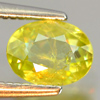 Natural Gem 0.73 Ct. Oval Shape Yellowish Green Titanium Sphene Rainbow Spark