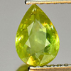 0.92 Ct. Pear Natural Gem Yellowish Green Titanium Sphene Rainbow Spark