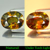 Multi Color Titanium Sphene Rainbow Spark 2.31 Ct. Oval Natural Gem Unheated