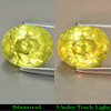 Multi Color Sphene 5.61 Ct. Oval Shape 11.5 x 9.5 Mm. Natural Gemstone Unheated