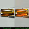 Multi-Color Shpene With Rainbow Spark 3.59 Ct. Octagon 12.5 x 6.6 Mm Natural Gem