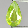 Green Titanium Sphene Red Spark 1.10 Ct. Pear Shape Natural Gemstone Unheated