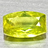 Natural Yellowish Green With Rainbow Spark Sphene 0.97 Ct. Cushion Shape Gems
