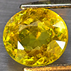 Natural Multi Color Titanium Rainbow Spark Sphene 1.57 Ct. Oval Shape 7.5 x 6.8 Mm Gemstone