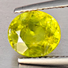 Natural Intense Green Titanium With Rainbow Spark Sphene 1.89 Ct. Oval Shape 8.2 x 7.2 Mm Gemstone
