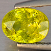 Natural Intense Green Titanium With Rainbow Spark Sphene 1.47 Ct. Oval Shape 7.8 x 5.9 Mm Gemstone