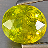 Natural Multi-Color With Rainbow Spark Sphene 1.52 Ct. Oval Shape 7.5 x 6.6 Mm Gemstone Madagascar