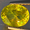 Natural Multi-Color With Rainbow Spark Sphene 1.24 Ct. Oval Shape 7.5 x 6 Mm Gemstone Madagascar
