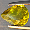 Natural Multi-Color With Rainbow Spark Sphene 1.56 Ct. Pear Shape 9.1 x 7 Mm Gemstone Madagascar