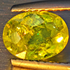 Natural Multi-Color With Rainbow Spark Sphene 1.37 Ct. Oval Shape 7.8 x 5.9 Mm Gemstone Madagascar