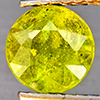 Natural Multi-Color With Rainbow Spark Sphene 1.56 Ct. Round Shape 6.9 Mm Gemstone From Madagascar
